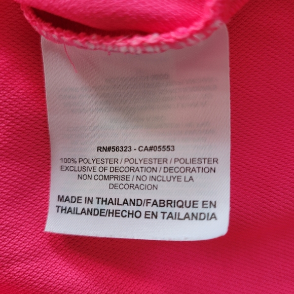 Nike Golf Tour Performance Dri Fit Pink Sleeveless Shirt - Picture 9 of 9